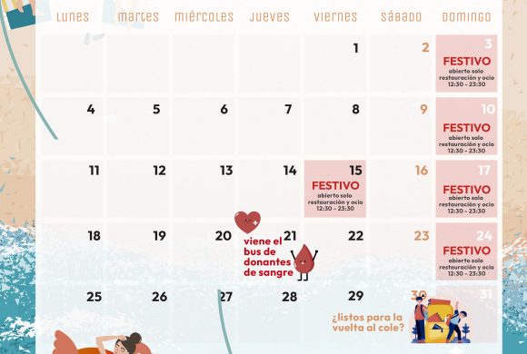 Calendario de Agosto
