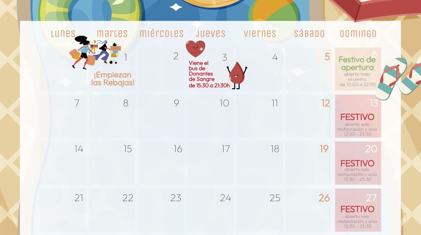 Calendario Julio 2025