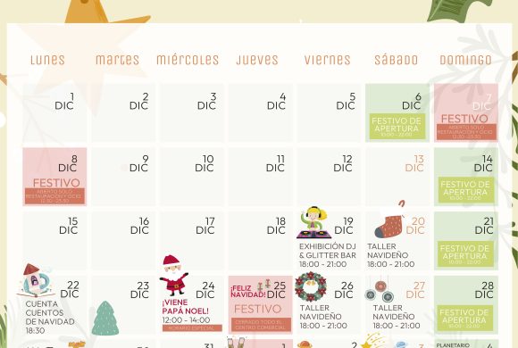 Calendario de Diciembre