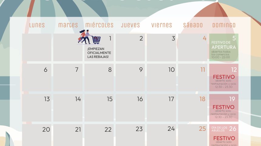 Calendario Julio 2026