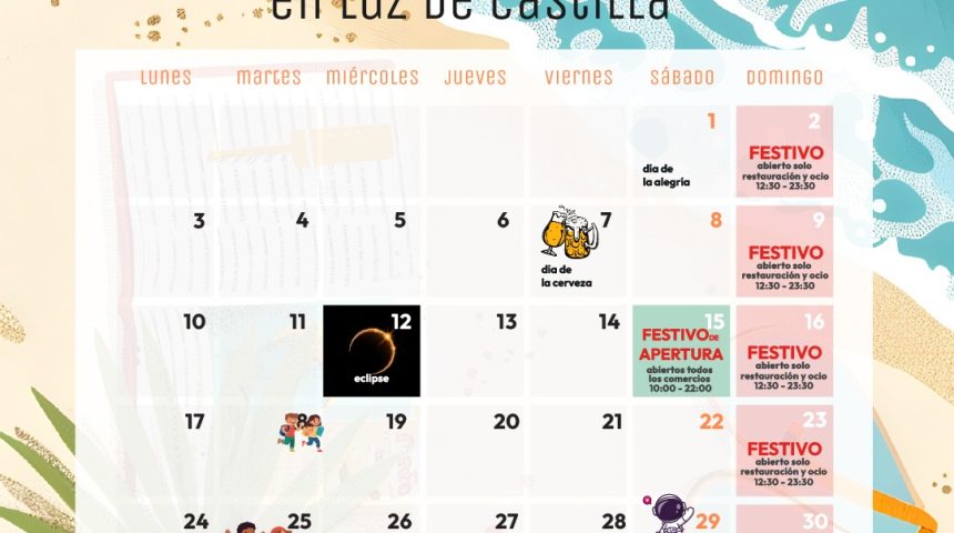 Calendario Agosto 2026